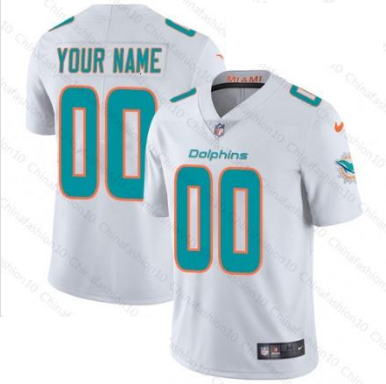 Miami Dolphins Customized Men's Home Jersey - Elite