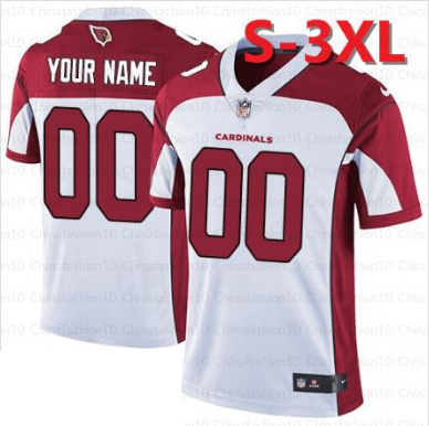 Arizona Cardinals Customized Men's Home Jersey - Elite
