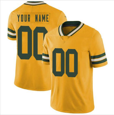 Green Bay Packers Customized Men's Home Jersey - Elite