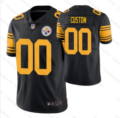 Pittsburgh Steelers Customized Men's Home Jersey - Elite