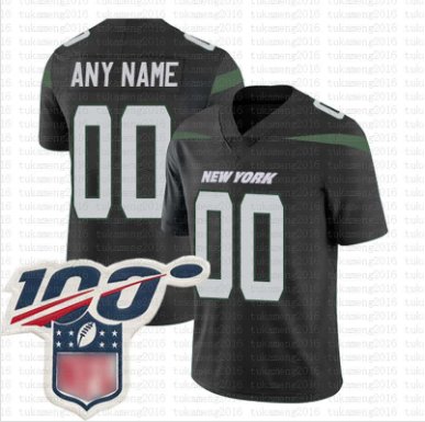 New York Jets Customized Men's Home Jersey - Elite