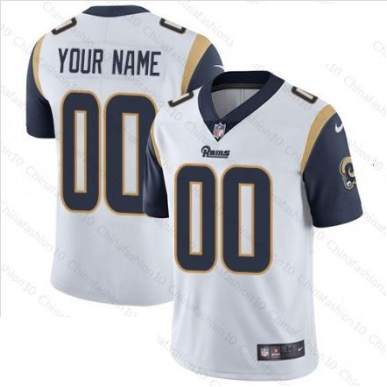 Los Angeles Rams Customized Men's Road Jersey - Elite