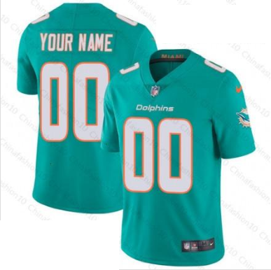 Miami Dolphins Customized Men's Home Jersey - Elite