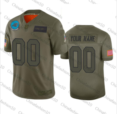 Carolina Panthers Customized Men's Home Jersey - Elite