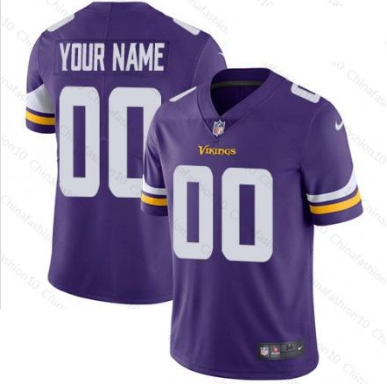 Minnesota Vikings Customized Men's Road Jersey - Elite