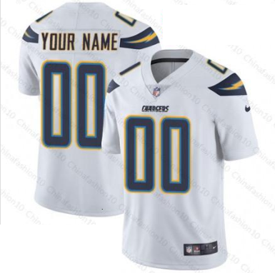 Los Angeles Chargers Customized Men's Home Jersey - Elite