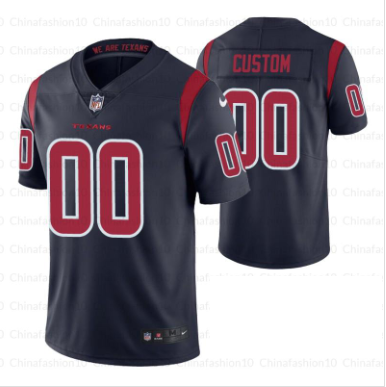 Houston Texans Customized Men's Alternate Jersey - Elite