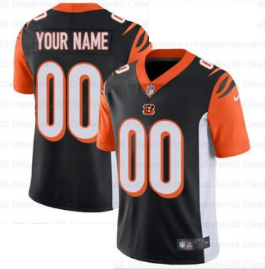 Cincinnati Bengals Customized Men's Alternate Jersey - Elite